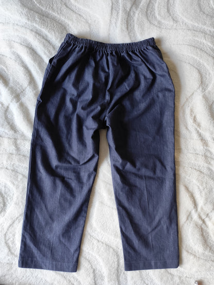 Pantalon jean fluide bleu foncé - Taille 44/46