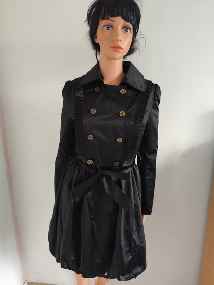 Trench noir satiné My Collection – Taille 36/38