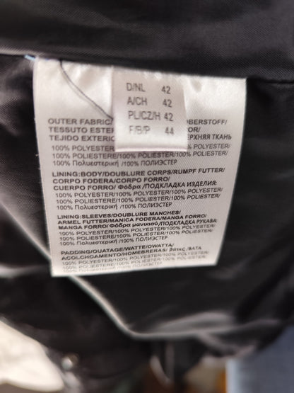 Doudoune imprimée noir & gris – Fashion Concept – Taille 42