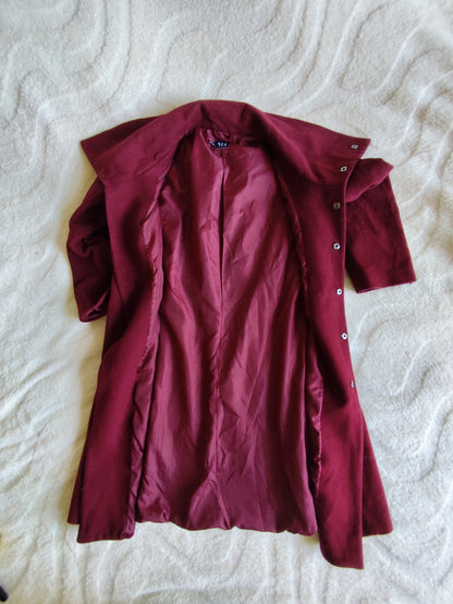Manteau GAP laine & cachemire – Bordeaux – Taille 38/40