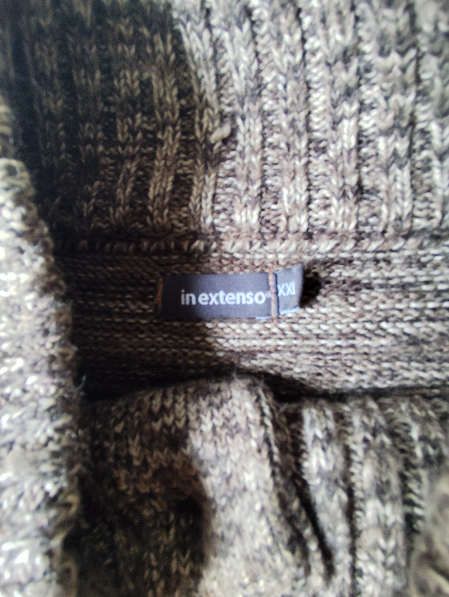 Pull col montant boutonné – In Extenso - Taille XXL