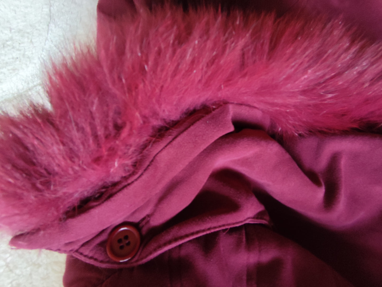 Parka bordeaux Un Jour Ailleurs – Taille 44
