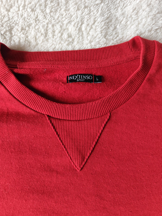 Sweat-shirt rouge In Extenso – Taille  L