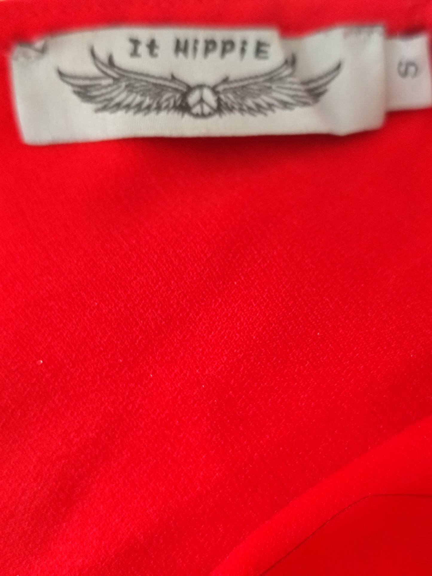 Robe rouge dos nu noué – It Hippie – taille S