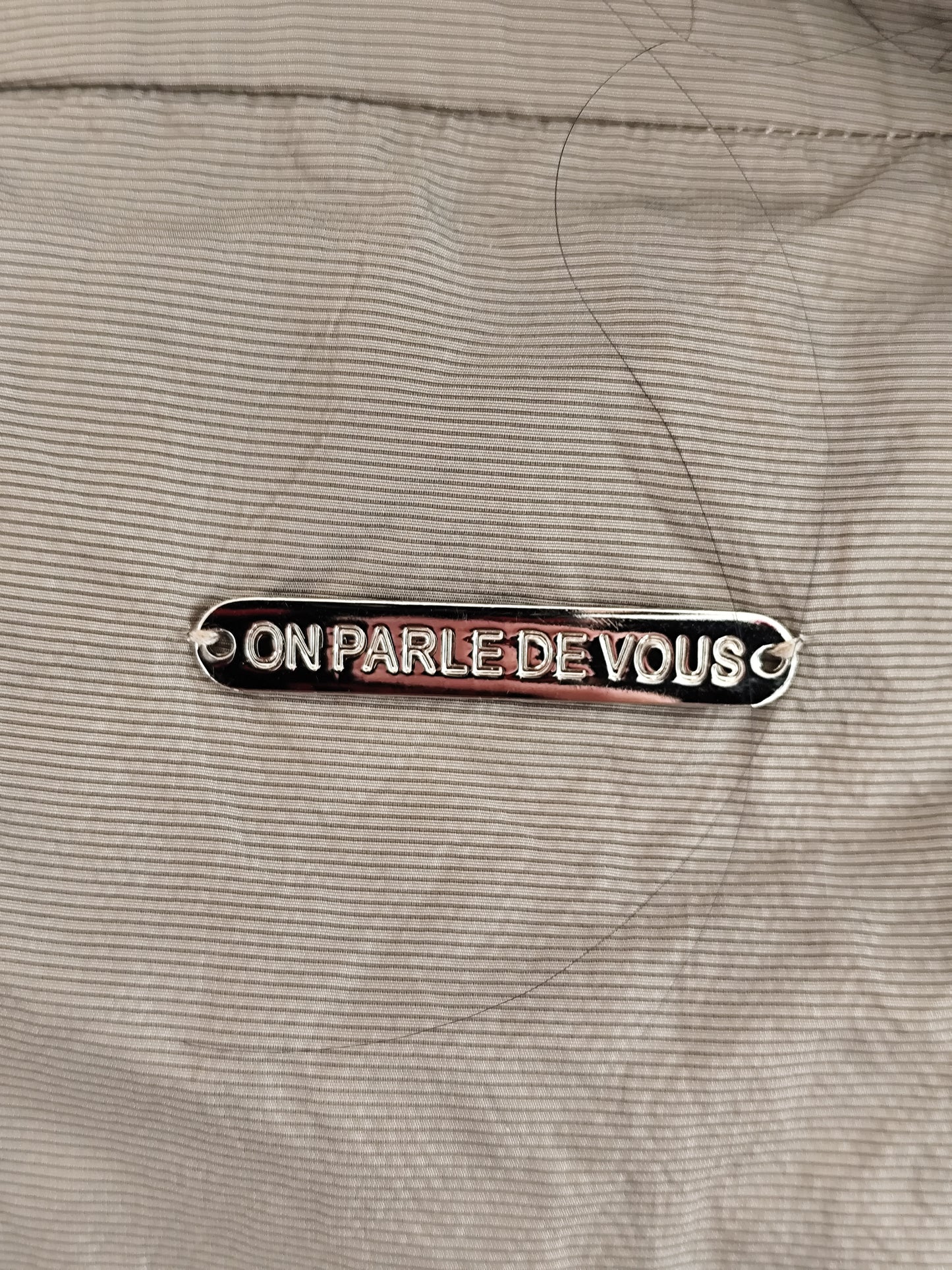 Veste légère grise – On Parle de Vous Paris - Taille 38