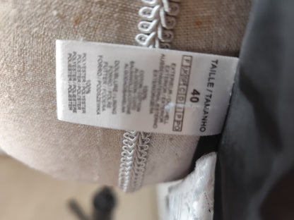 Blazer long noir Toumaï – Chic structuré et polyvalent  – Taille 42