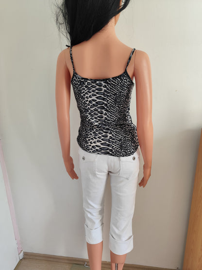Top stretch imprimé animalier – Taille 36/38
