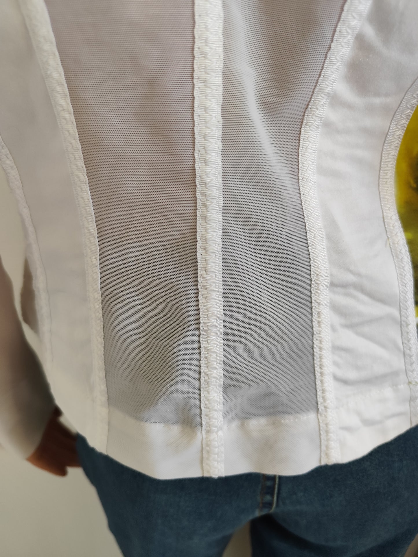 Chemisier vintage Fuego Woman – broderies appliquées & détails couture – T40