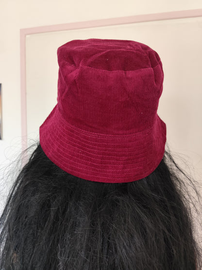 Bob côtelé bordeaux LDADPR