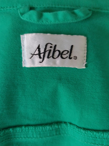 Veste Coton Vert Afibel – Casual & Élégante - Taile 38/40
