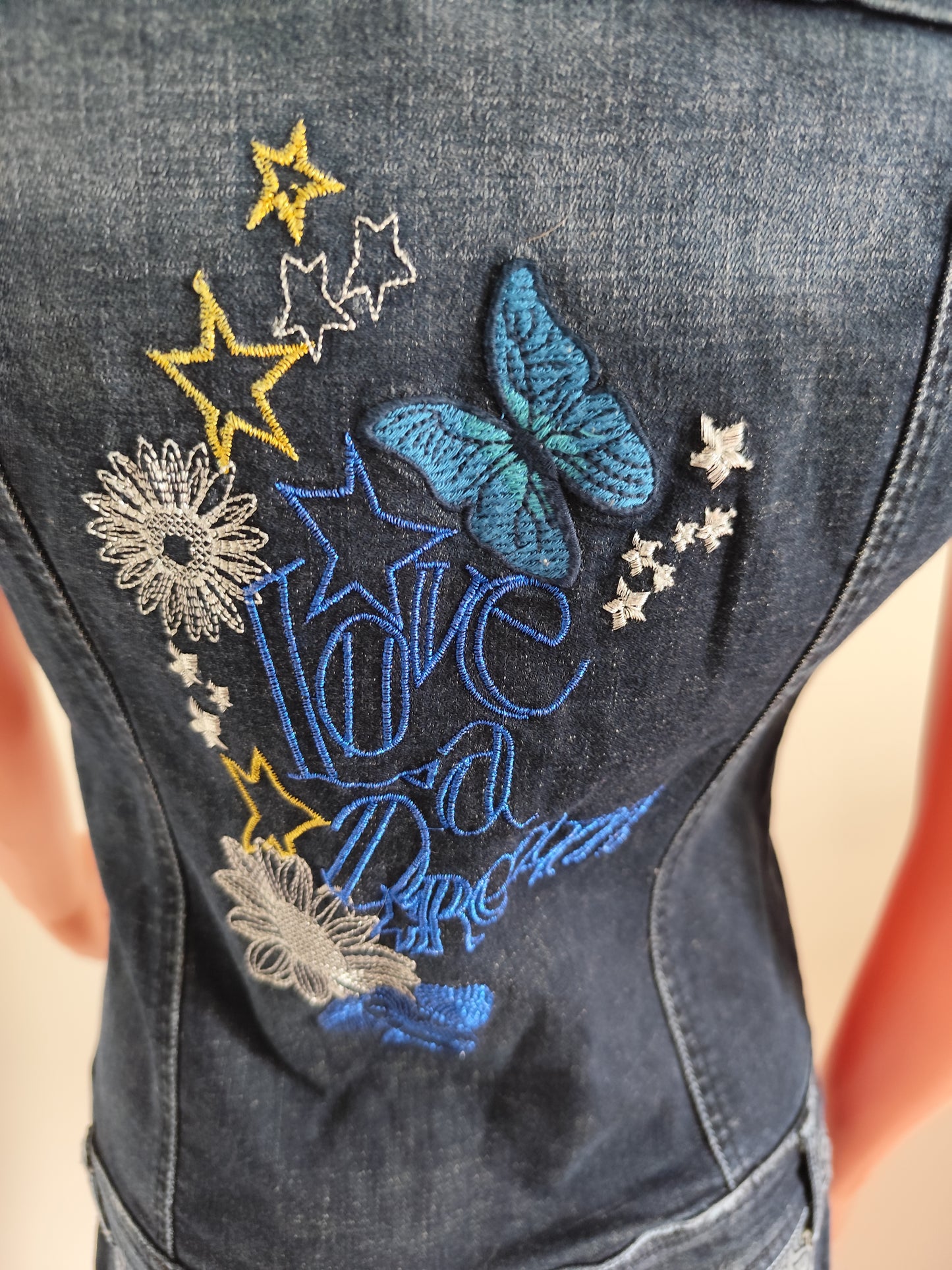 Robe en jean brodée – Desigual – S/M 36/38