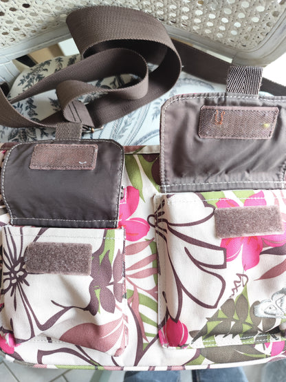 Sac bandoulière imprimé floral tropical -  Roxy - 22 x 33 cm