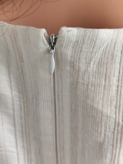 Robe longue en coton et lin – Armand Thiery Affinités – Taille 42