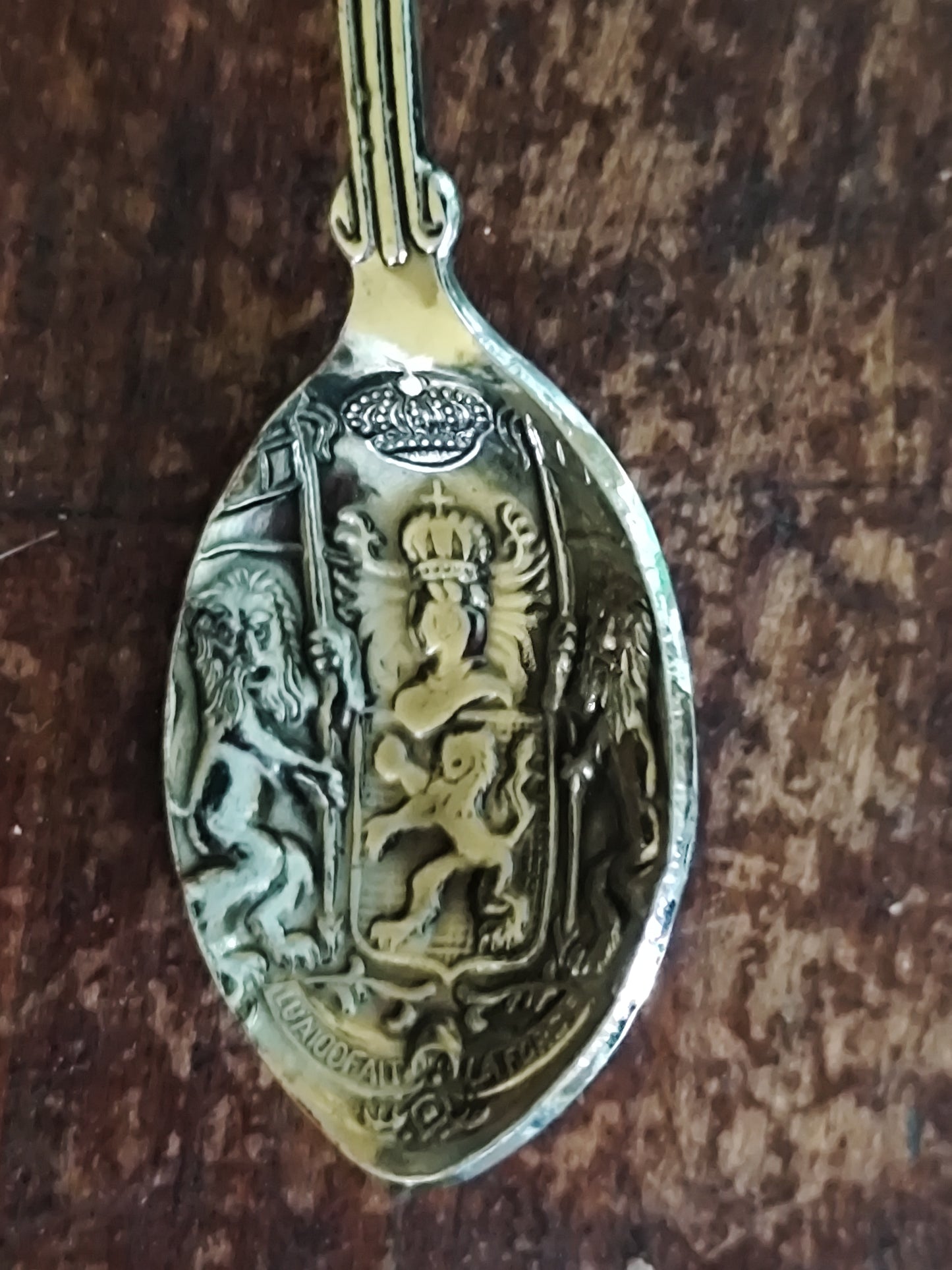 Porte-clés cuillère vintage blason Blois