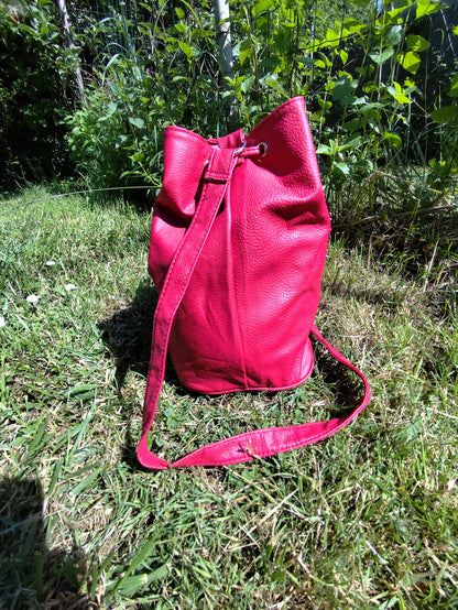 Sac seau Rodier rose framboise – 30x27x18 cm