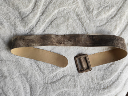 Ceinture large  effet python – Gérard Darel – Made in France –  85 cm