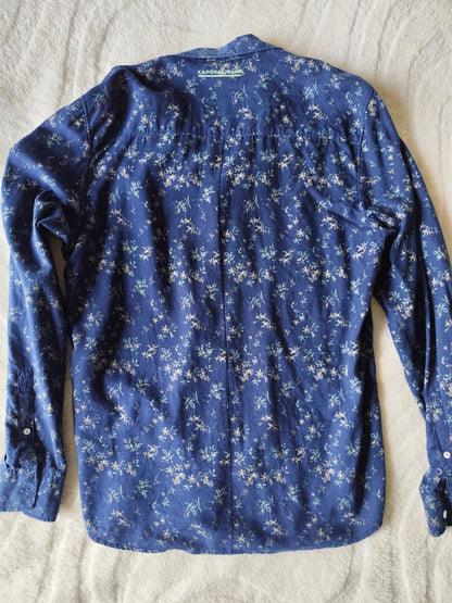 Chemise homme Kaporal bleu marine imprimé floral - Taille L