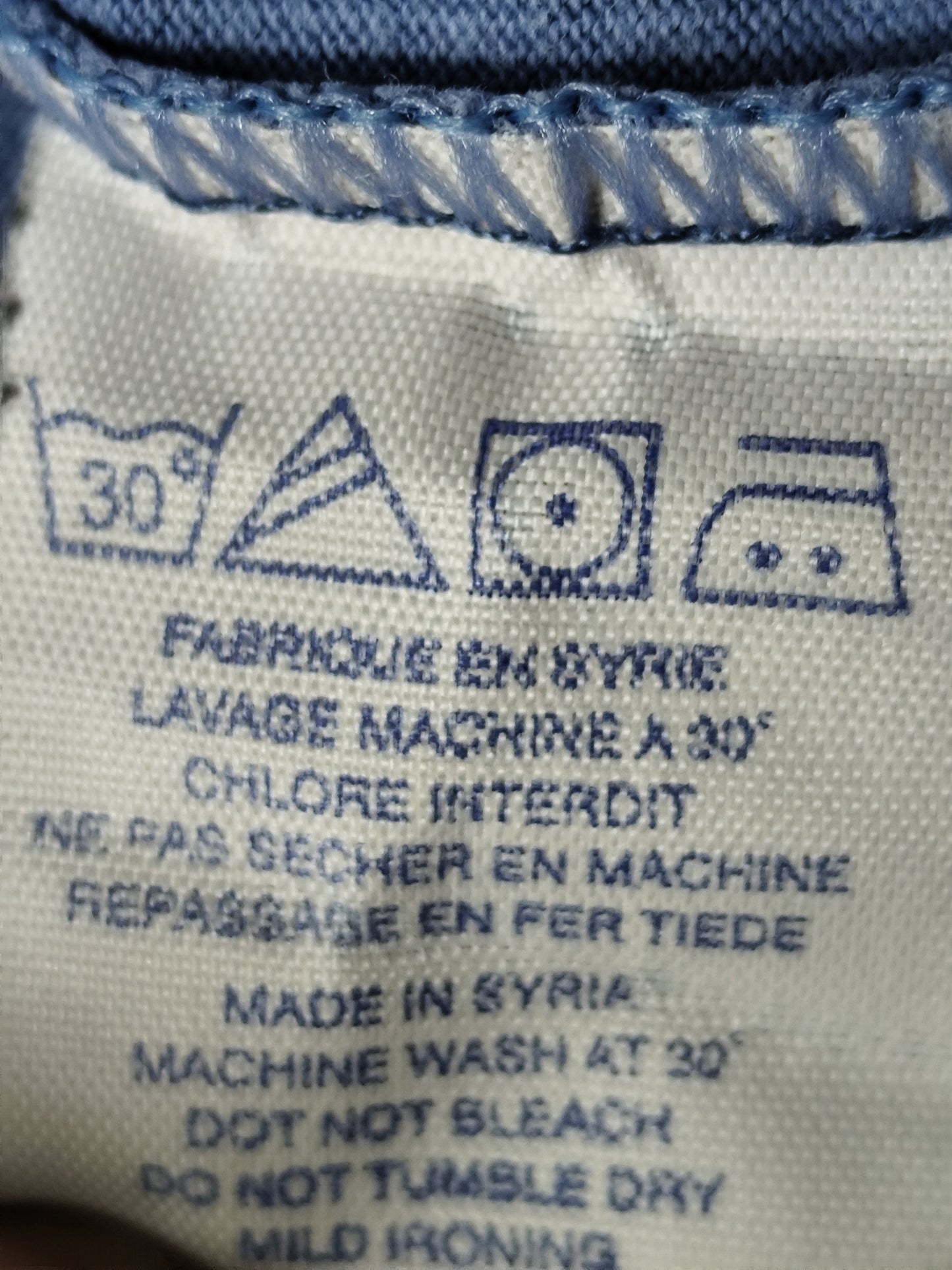 T-shirt vintage Spirit bleu cartoon – Taille M (oversize)