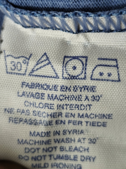 T-shirt vintage Spirit bleu cartoon – Taille M (oversize)