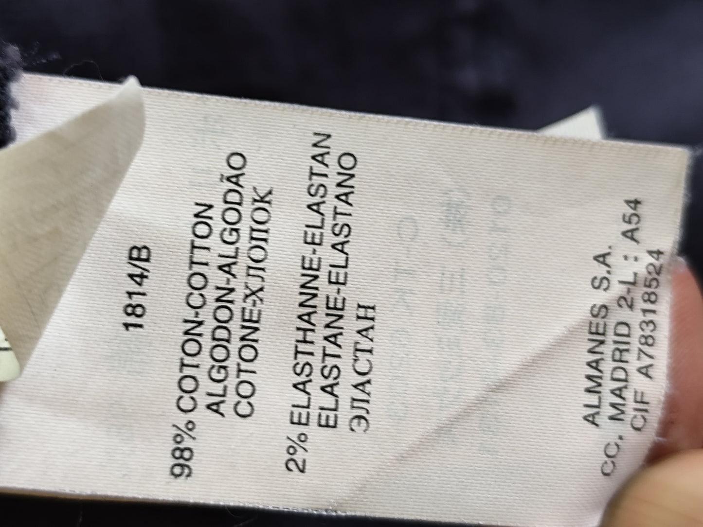 Veste courte cintrée Alain Manoukian bleu marine - Taille 42