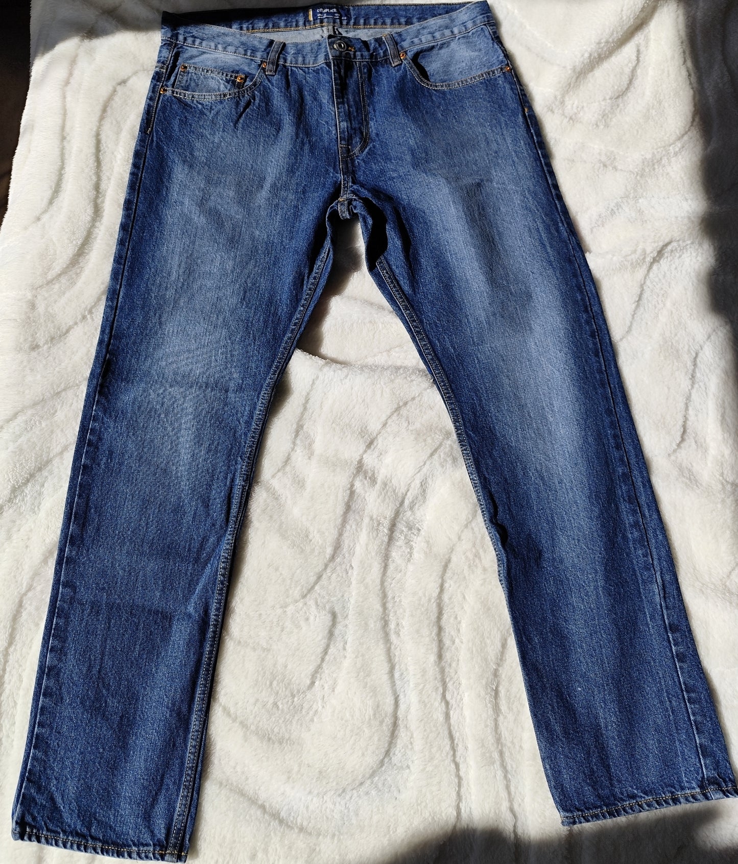 Jean Homme Vintage Complices – Coupe Droite – Bleu Authentique - Taille 48