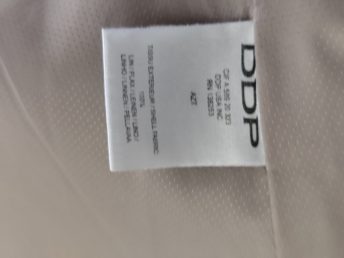 Veste Blazer en Lin DDP – Élégance Naturelle et Légèreté - Taille 36/38