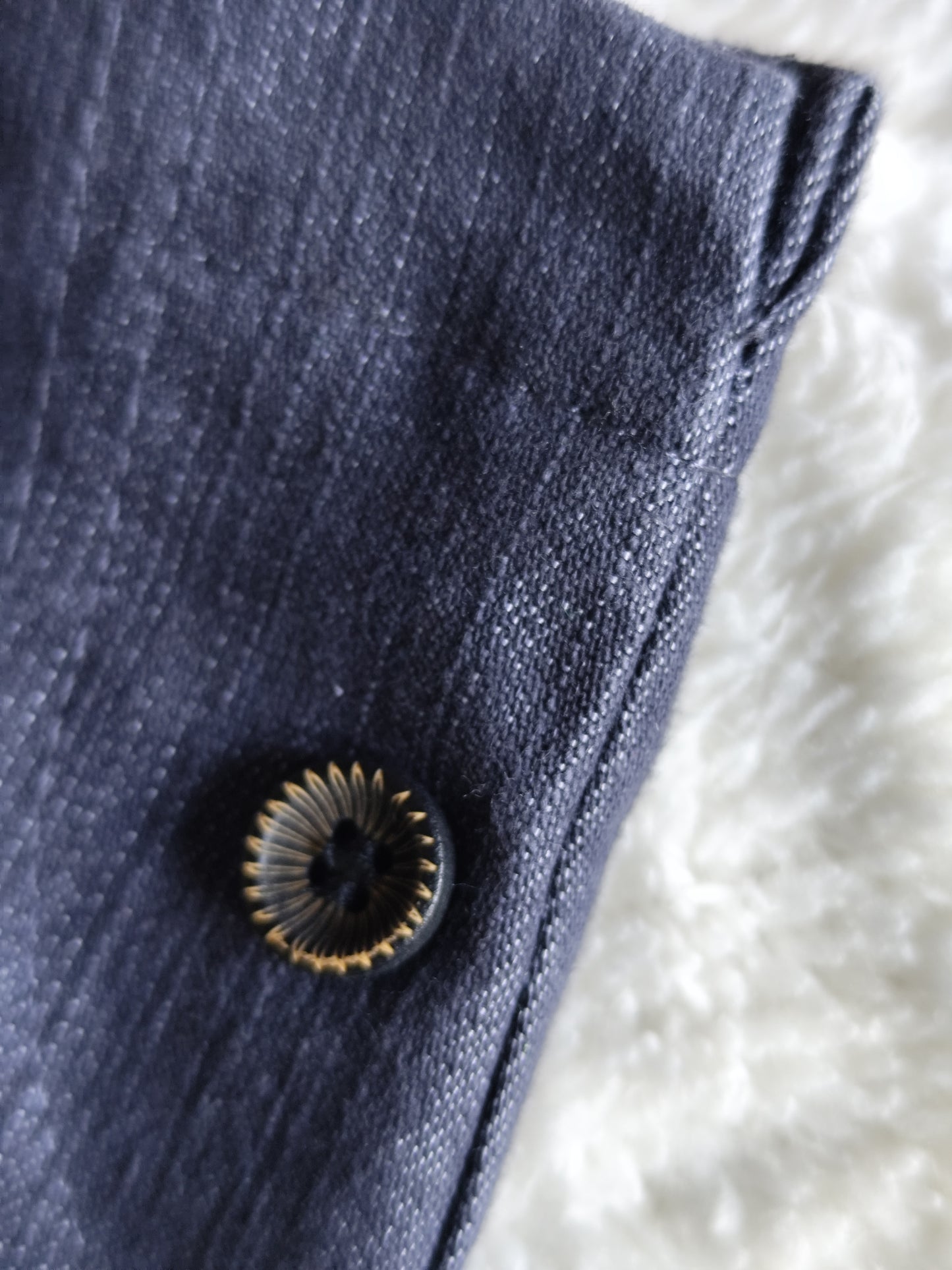 Pantalon jean fluide bleu foncé - Taille 44/46