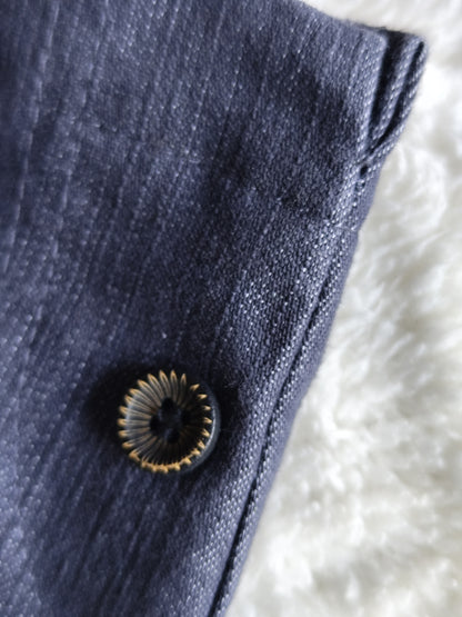 Pantalon jean fluide bleu foncé - Taille 44/46