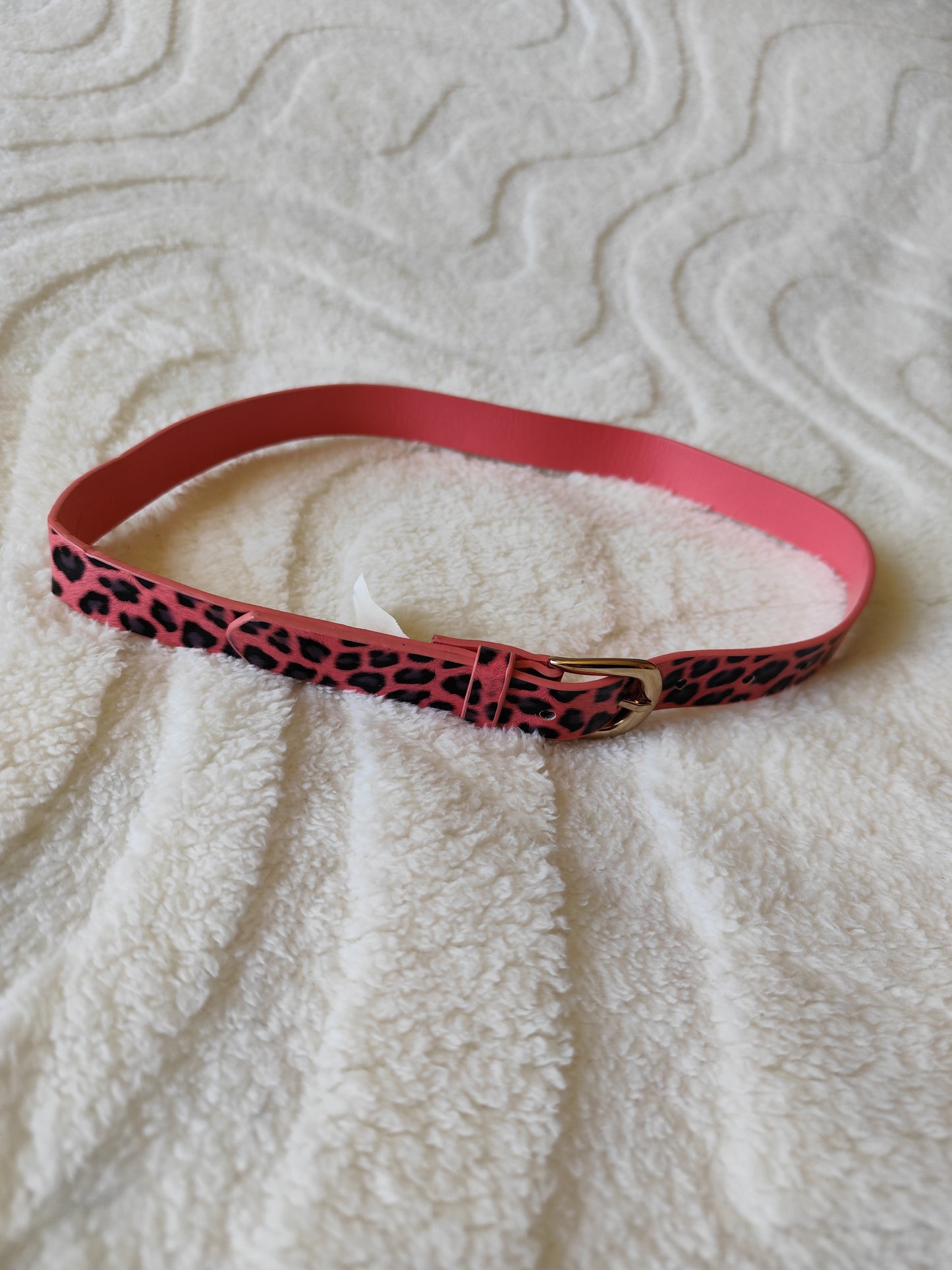 Ceinture léopard rose Punkids – Taille 85 cm