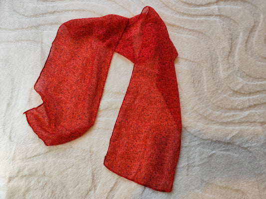 🧣 Écharpe Rouge Légère & Élégante 🧣