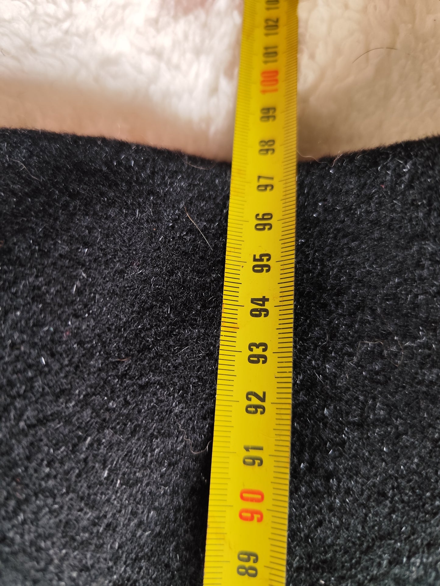 Manteau noir long vintage  – Taille  40/42