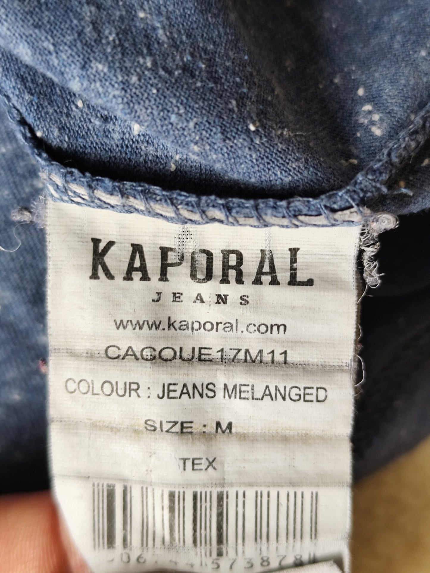 T-shirt bleu effet jean Kaporal - Taille M