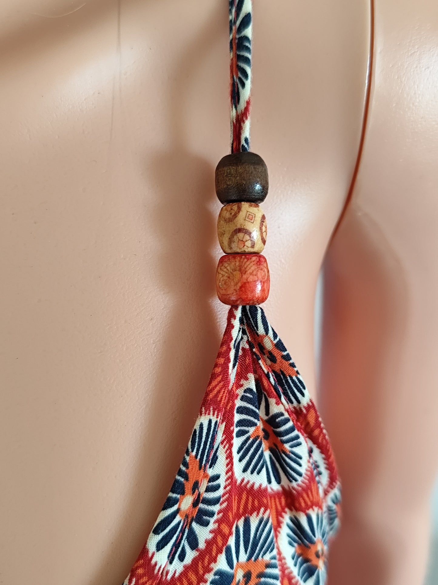 📸 Robe longue dos nu à motif ethnique – CC Collection – T. L/XL