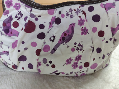 💜 Sac Bandoulière Cacharel en Tissu – Élégance Féminine et Praticité