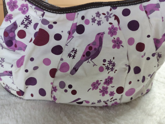 💜 Sac Bandoulière Cacharel en Tissu – Élégance Féminine et Praticité