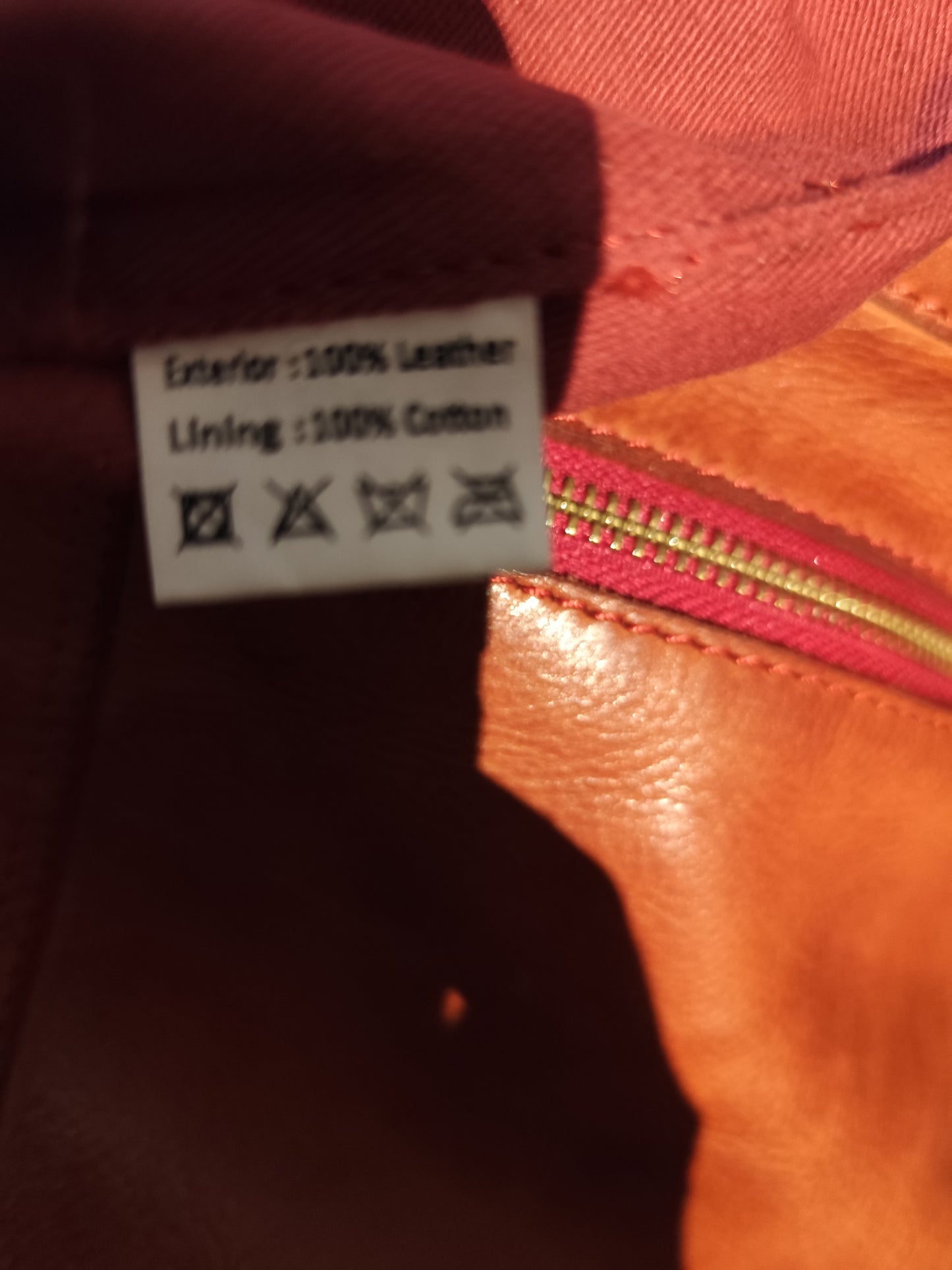 Sac bandoulière Biba en cuir tressé marron