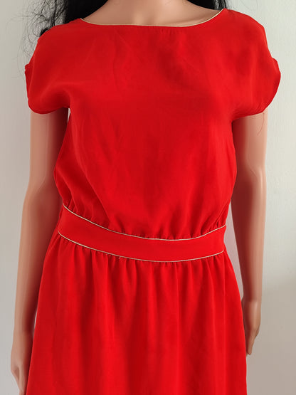 Robe rouge dos nu noué – It Hippie – taille S