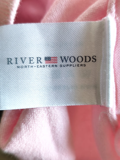 Pull River Woods rose col V avec motif papillon en strass au dos - Taille 38