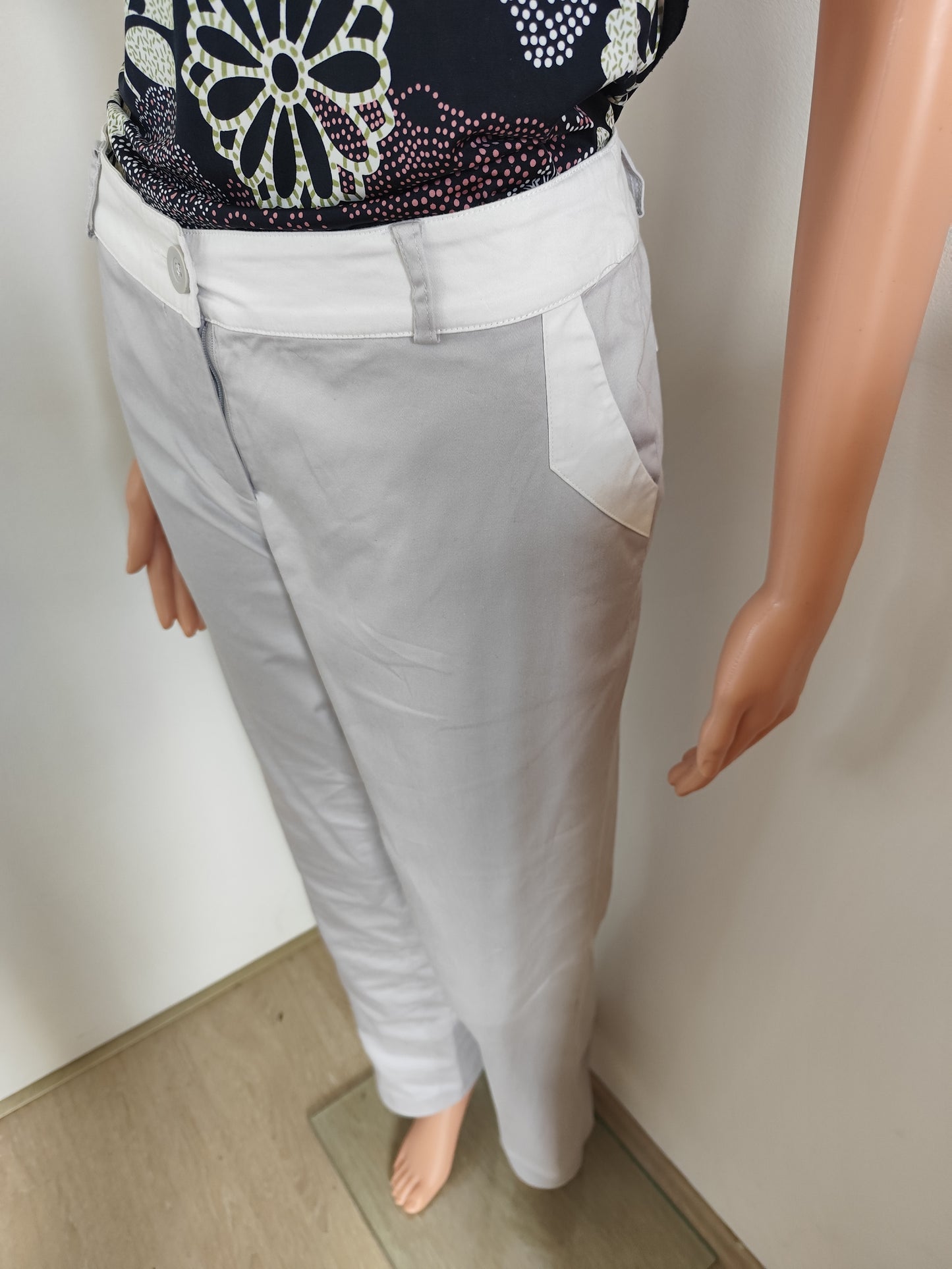 🤍 Pantalon Blanc La City – Élégance et Confort - Taille 40