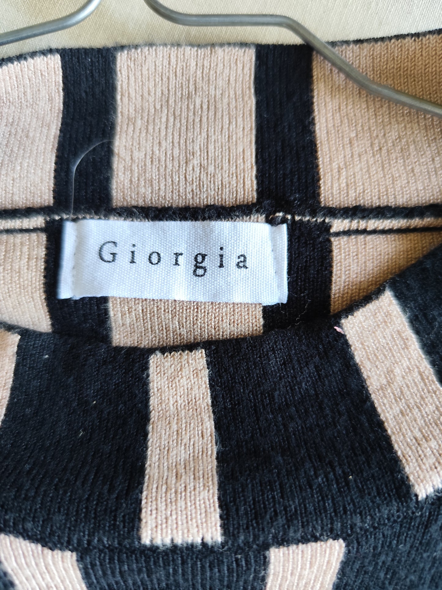 Robe moulante longue graphique Giorgia – Taille 36/38