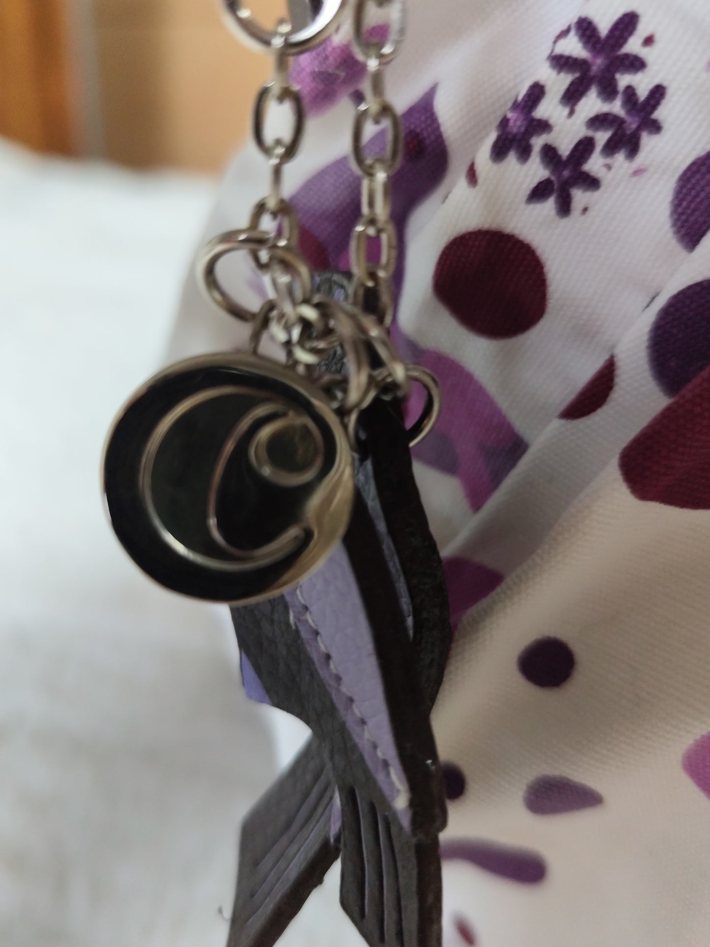 💜 Sac Bandoulière Cacharel en Tissu – Élégance Féminine et Praticité