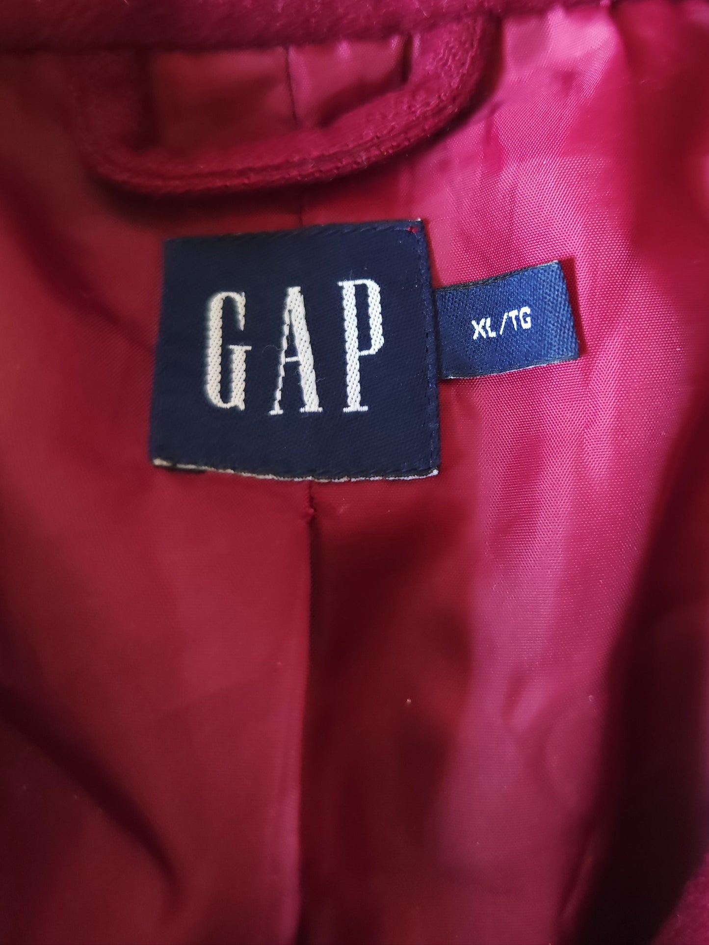 Manteau GAP laine & cachemire – Bordeaux – Taille 38/40