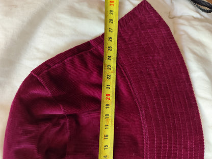 Bob côtelé bordeaux LDADPR