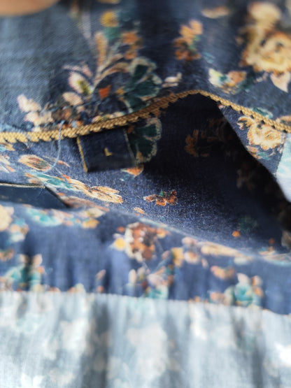 Chemise Izac Limited Edition – bleu marine à fleurs – T. L