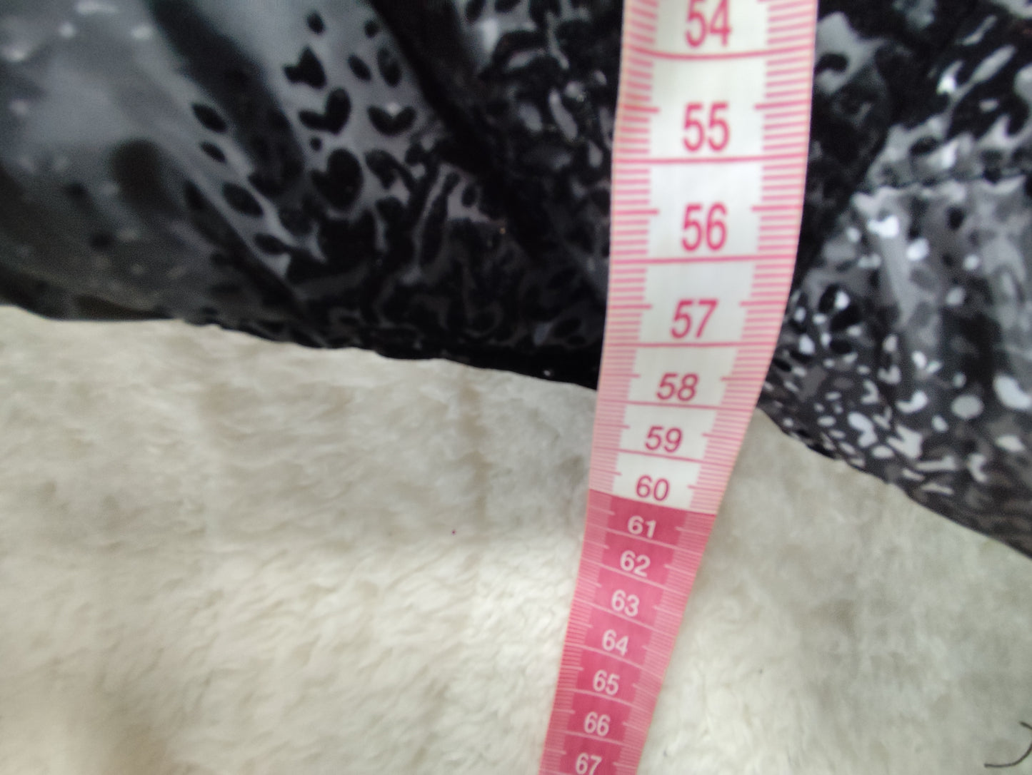 Doudoune imprimée noir & gris – Fashion Concept – Taille 42