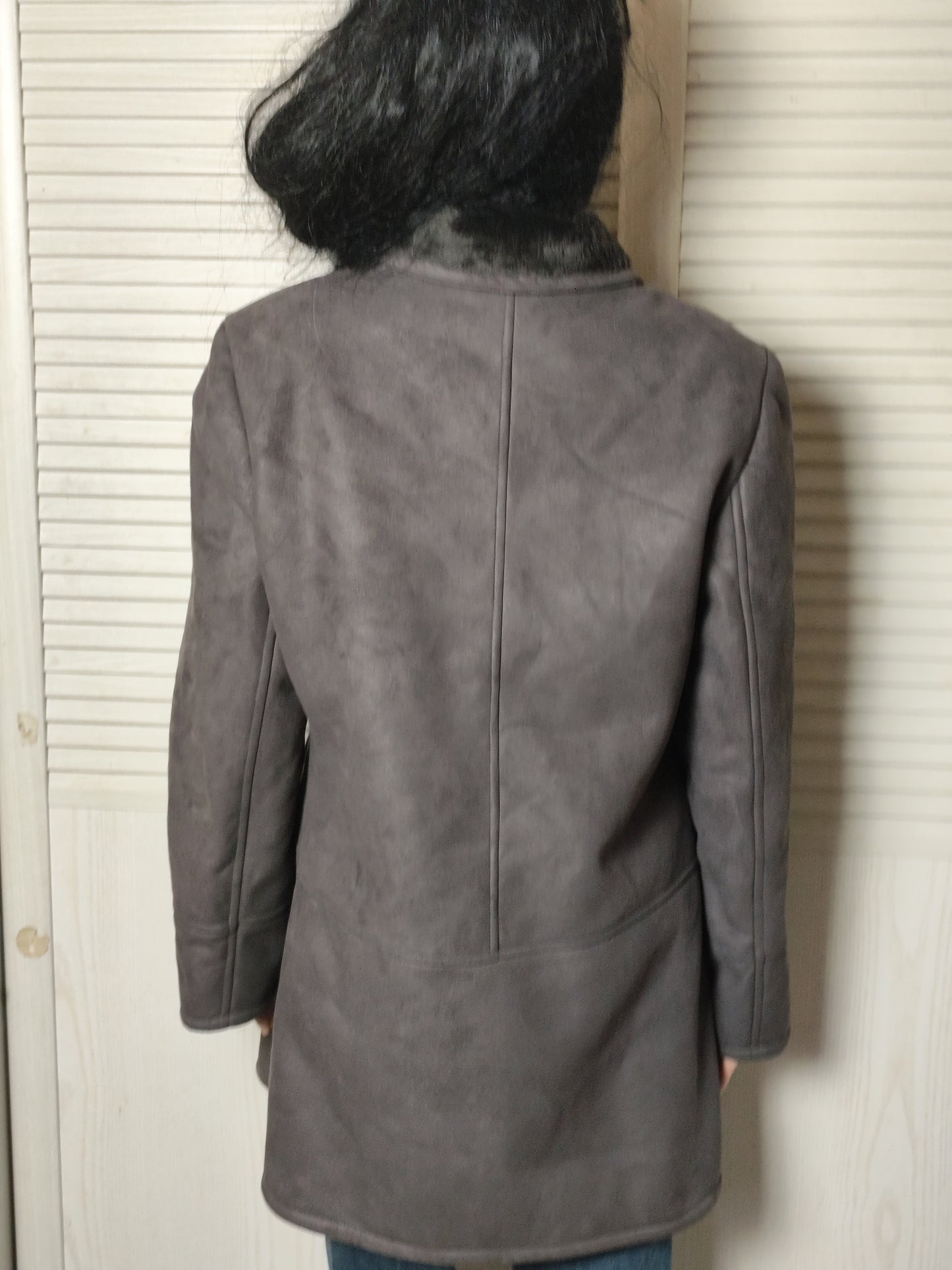 Manteau gris à brandebourgs – DPM by Depech Mod – Taille 42