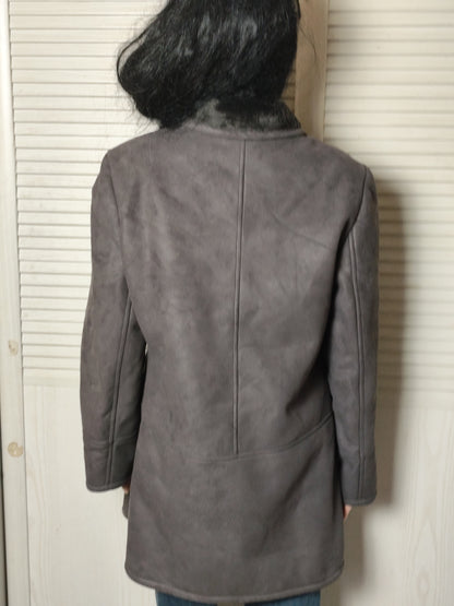 Manteau gris à brandebourgs – DPM by Depech Mod – Taille 42