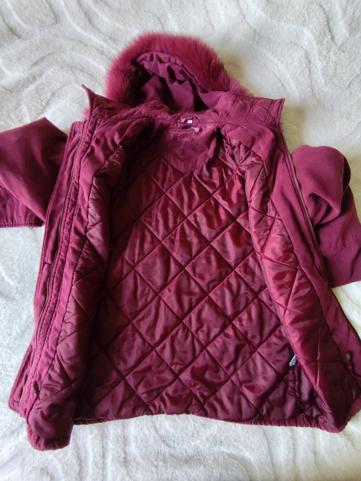 Parka bordeaux Un Jour Ailleurs – Taille 44