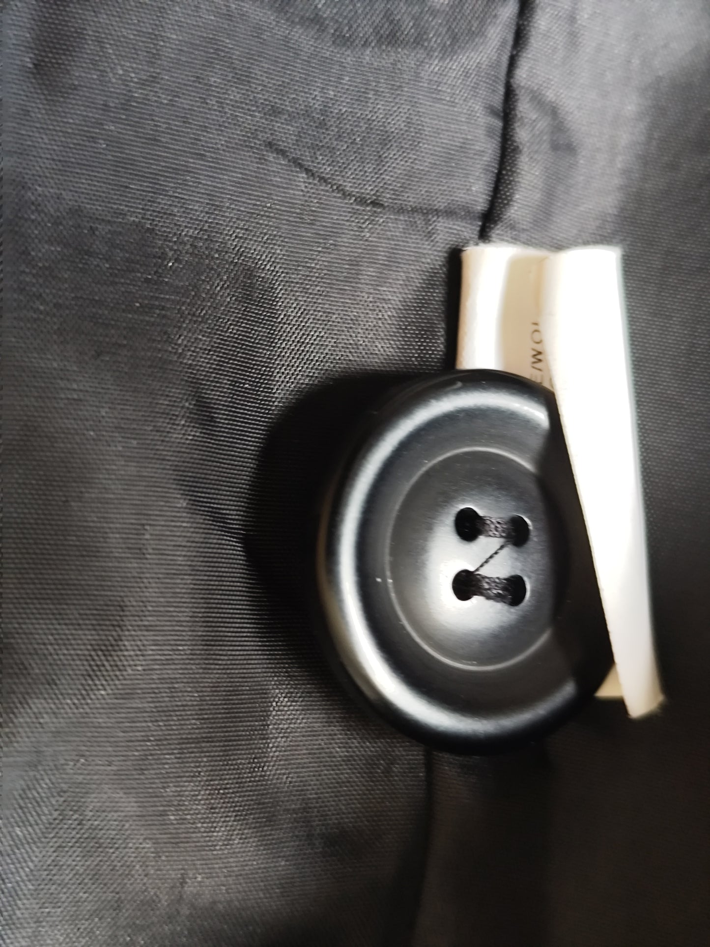 Manteau gris chiné en laine – Coupe droite – Taille 42