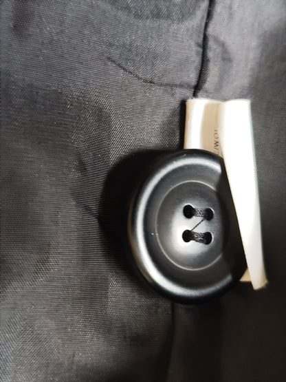 Manteau gris chiné en laine – Coupe droite – Taille 42